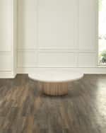 Image 1 of 2: Interlude Home Laurel Round Cocktail Table