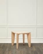 Image 1 of 2: Interlude Home Rocco Travertine Side Table