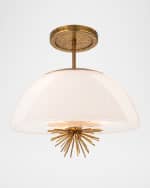 Image 2 of 2: Lucas + McKearn Staring 18" 3-Light Chandelier