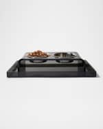 Image 2 of 6: HIDDIN Smoke Grey Overflow Feeder Tray, Small