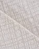 Image 4 of 6: Exquisite Rugs Alpine Hand-Loomed Silver & Ivory Rug, 10' x 14'