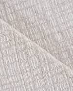 Image 4 of 7: Exquisite Rugs Alpine Hand-Loomed Silver & Ivory Rug, 12' x 15'