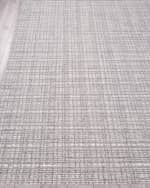 Image 2 of 7: Exquisite Rugs Alpine Hand-Loomed Gray & Ivory Rug, 12' x 15'