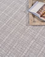 Image 6 of 7: Exquisite Rugs Alpine Hand-Loomed Gray & Ivory Rug, 12' x 15'