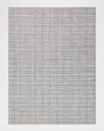 Image 1 of 7: Exquisite Rugs Alpine Hand-Loomed Gray & Ivory Rug, 12' x 15'