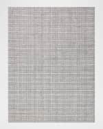 Image 1 of 6: Exquisite Rugs Alpine Hand-Loomed Gray & Ivory Rug, 6' x 9'