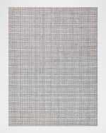 Image 1 of 6: Exquisite Rugs Alpine Hand-Loomed Gray & Ivory Rug, 8' x 10'