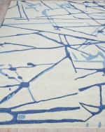 Image 2 of 6: Exquisite Rugs Mystic Hand-Tufted Navy Rug, 6' x 9'