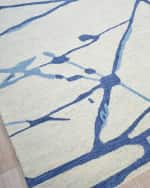Image 3 of 6: Exquisite Rugs Mystic Hand-Tufted Navy Rug, 6' x 9'
