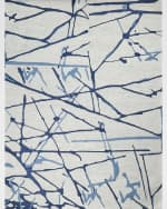 Image 1 of 6: Exquisite Rugs Mystic Hand-Tufted Navy Rug, 6' x 9'