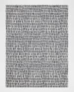 Image 1 of 5: Exquisite Rugs Ink Blot Hand-Tufted Black & Gray Rug, 10' x 14'
