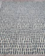 Image 2 of 6: Exquisite Rugs Ink Blot Hand-Tufted Black & Gray Rug, 12' x 15'