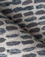 Image 4 of 6: Exquisite Rugs Ink Blot Hand-Tufted Black & Gray Rug, 12' x 15'