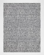 Image 1 of 6: Exquisite Rugs Ink Blot Hand-Tufted Black & Gray Rug, 12' x 15'