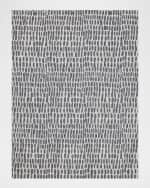 Image 1 of 5: Exquisite Rugs Ink Blot Hand-Tufted Black & Gray Rug, 8' x 10'