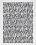 Image 1 of 5: Exquisite Rugs Ink Blot Hand-Tufted Black & Gray Rug, 9' x 12'
