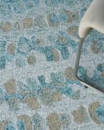 Image 8 of 9: Exquisite Rugs Colorplay Hand-Tufted Turquoise Rug, 12' x 15'