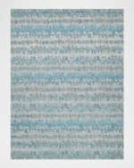 Image 1 of 8: Exquisite Rugs Colorplay Hand-Tufted Turquoise Rug, 6' x 9'