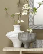 Image 3 of 5: Jamie Young Ruffle Vase, 15"