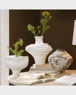 Image 4 of 5: Jamie Young Ruffle Vase, 15"