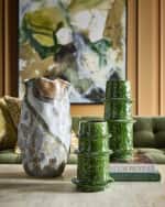 Image 5 of 5: Jamie Young Sandcastle Large Vase, 18"