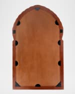 Image 3 of 4: Jamie Young Bardot 60" Bone & Wood Wall Mirror