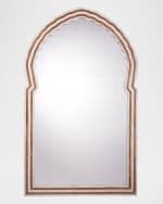 Image 1 of 4: Jamie Young Bardot 60" Bone & Wood Wall Mirror