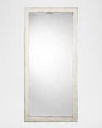 Image 1 of 5: Jamie Young Monroe Mother-of-Pearl Rectangle Floor Mirror, 60"