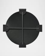 Image 2 of 3: Jamie Young Quadrant 34" Round Wall Mirror