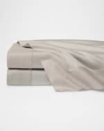 Image 3 of 4: Sferra Carlotta Flat Sheet, KING