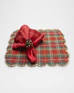 Image 3 of 5: Kim Seybert Holiday Threads Placemat