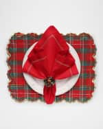 Image 5 of 5: Kim Seybert Holiday Threads Placemat