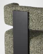 Image 5 of 6: HF Custom Winslow Boucle Swivel Chair