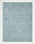 Image 7 of 7: Exquisite Rugs Ink Blot Hand-Tufted Turquoise Rug, 12' x 15'