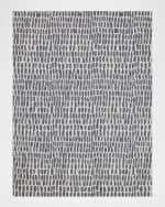 Image 6 of 6: Exquisite Rugs Ink Blot Hand-Tufted Black & Gray Rug, 12' x 15'