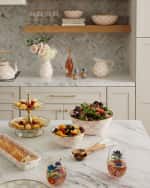 Image 3 of 5: MacKenzie-Childs Rosy Check Enamel Everyday Bowl, Extra Large
