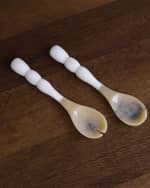 Image 1 of 5: Beatriz Ball Resin Rio Bubble Salad Servers, Set of 2