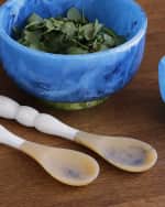 Image 5 of 5: Beatriz Ball Resin Rio Bubble Salad Servers, Set of 2