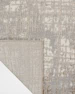 Image 6 of 7: Calvin Klein Rush Ivory/Blue Power-Loomed Rug, 10' x 14'