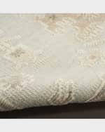 Image 2 of 7: Nourison Whispers Light Blue Hand-Knotted Rug, 10' x 14'