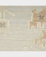 Image 4 of 7: Nourison Whispers Light Blue Hand-Knotted Rug, 10' x 14'
