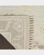 Image 5 of 7: Nourison Whispers Light Blue Hand-Knotted Rug, 10' x 14'