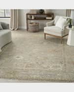 Image 6 of 7: Nourison Whispers Taupe Hand-Knotted Rug, 10' x 14'