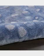 Image 2 of 5: Nourison Prismatic Blue Hand-Tufted Rug, 4' x 6'