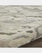 Image 2 of 5: Nourison Prismatic Blue Hand-Tufted Rug, 9' x 12'