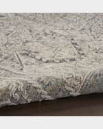 Image 2 of 7: Nourison Lynx Gray/Blue Power-Loomed Rug, 10' x 14'