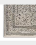 Image 3 of 7: Nourison Lynx Gray/Blue Power-Loomed Rug, 10' x 14'