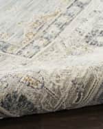 Image 2 of 7: Nourison Lynx Light Blue Power-Loomed Rug, 10' x 14'