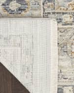 Image 4 of 7: Nourison Lynx Light Blue Power-Loomed Rug, 10' x 14'