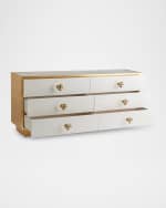 Image 2 of 7: Julia Buckingham for Global Views London 6-Drawer Dresser